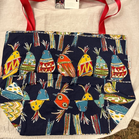 NWT crazy bird handmade tote - Picture 2 of 4